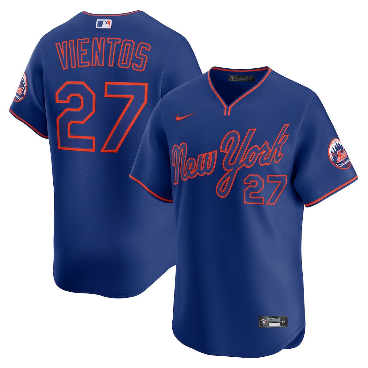 MLB Nike Mark Vientos New York Mets Alternate Limited Player Jersey