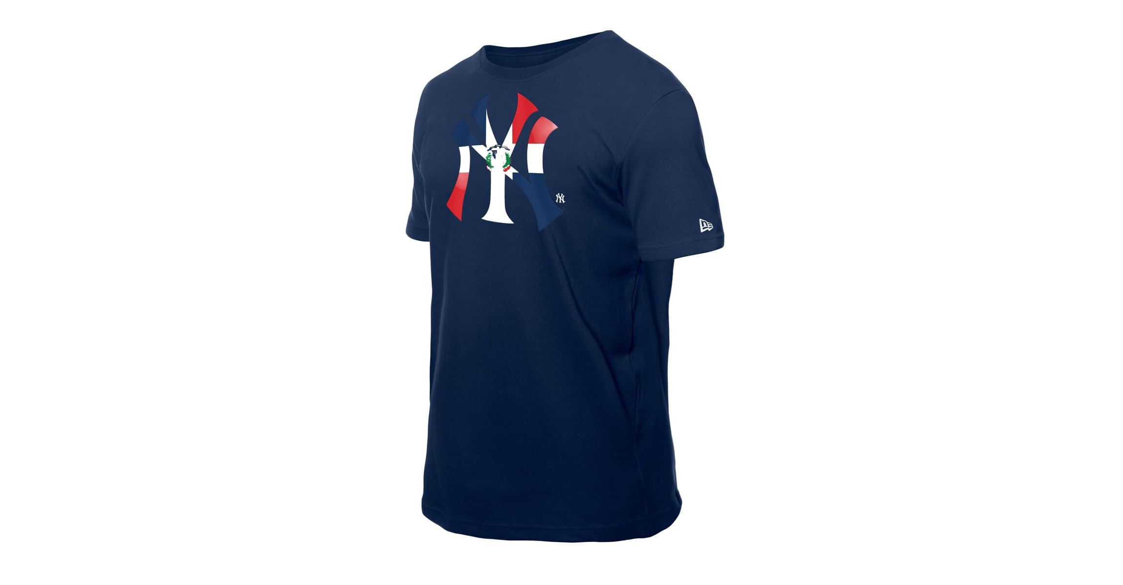MLB New York Yankees Dominican Republic Flag Logo T-Shirt