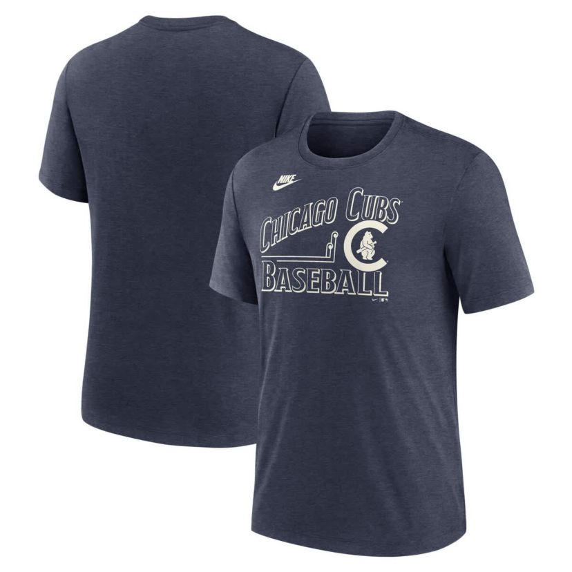 MLB Nike Chicago Cubs Local Hometown Tri-Blend T-Shirt