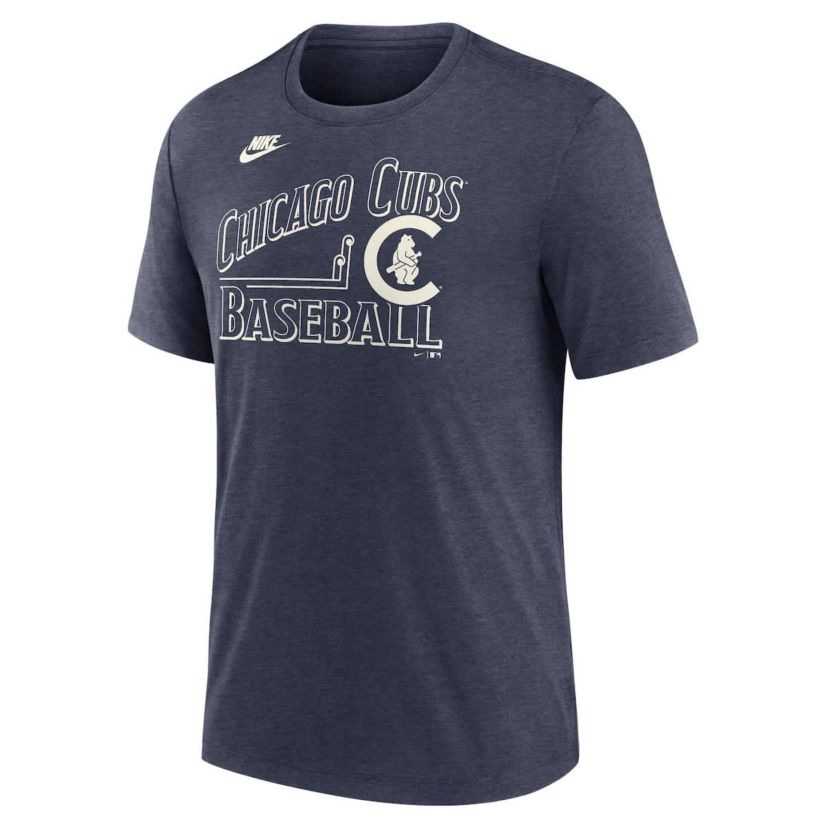 MLB Nike Chicago Cubs Local Hometown Tri-Blend T-Shirt