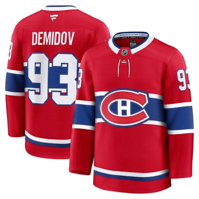 Men's NHL Fanatics Ivan Demidov Montreal Canadiens Home Premium Jersey, Red