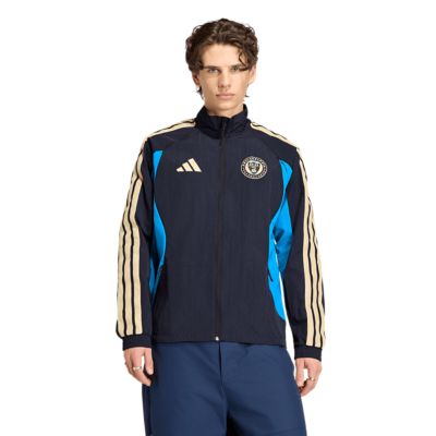 adidas Men's MLS Philadelphia Union 2026 Anthem Raglan Full-Zip Jacket, Navy Blue, XL