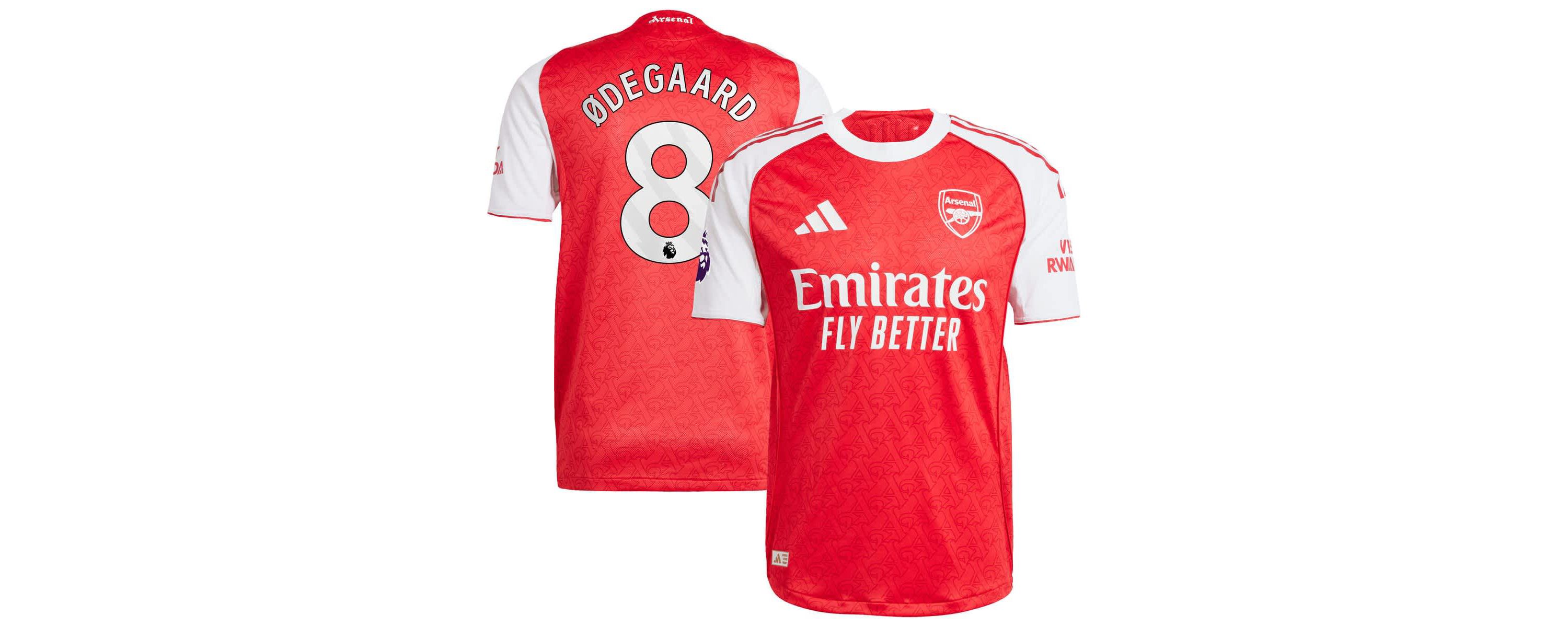 International Clubs Martin Ødegaard Arsenal 2025/26 Home Authentic Player Jersey