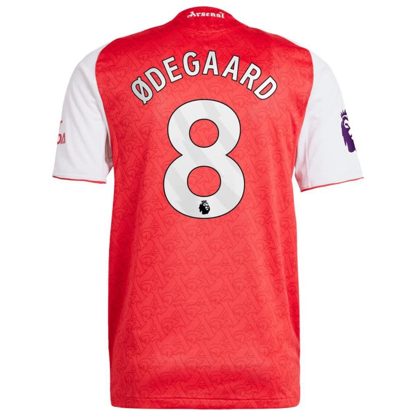 International Clubs Martin Ødegaard Arsenal 2025/26 Home Authentic Player Jersey
