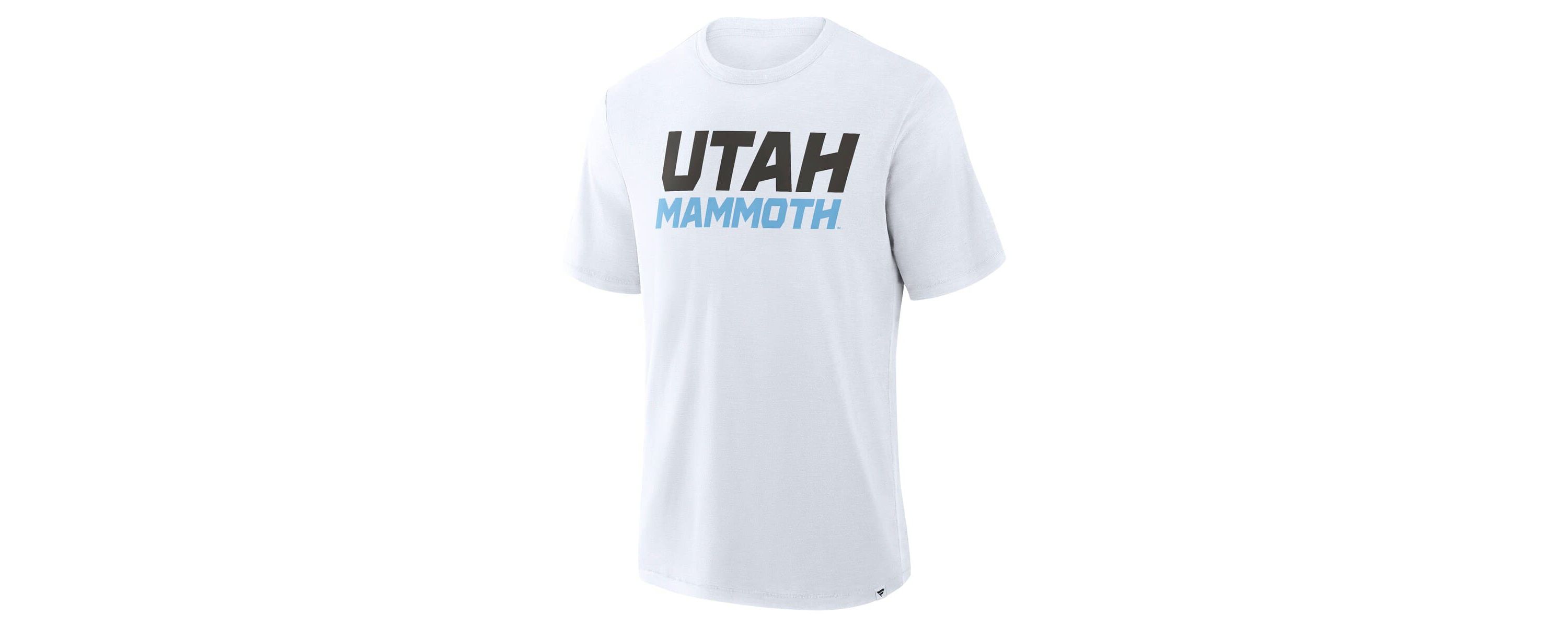 NHL Fanatics Utah Mammoth Wordmark Stadium Slub T-Shirt