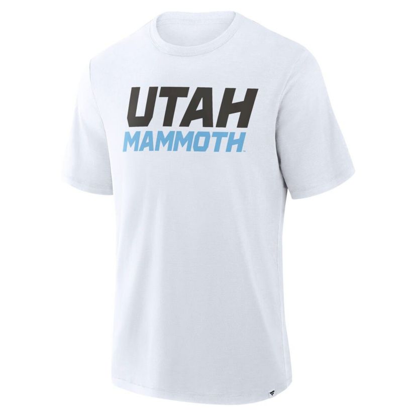 NHL Fanatics Utah Mammoth Wordmark Stadium Slub T-Shirt