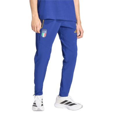 adidas Men's Soccer National Teams Italy National Team FIFA x World Cup 2026 Tiro Travel Pants, Blue, 2XL