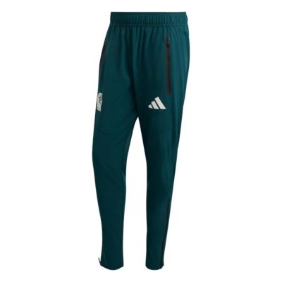 adidas Men's Soccer National Teams Mexico National Team FIFA x World Cup 2026 Tiro Travel Pants, Green, Large
