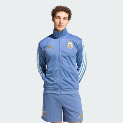 adidas Men's Soccer National Teams Argentina National Team FIFA x World Cup Alphaskin Full-Zip Track Top, Blue, 2XL
