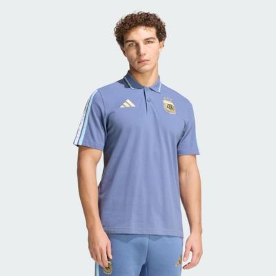 adidas Men's Soccer National Teams Argentina National Team FIFA x World Cup Alphaskin Polo, Blue, 2XL