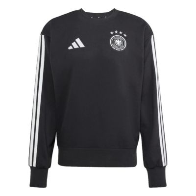 adidas Men's Soccer National Teams Germany National Team FIFA x World Cup Alphaskin Crewneck Sweatshirt, Black, XL