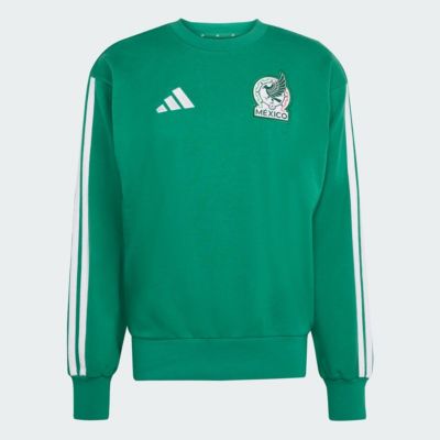 adidas Men's Soccer National Teams Mexico National Team FIFA x World Cup Alphaskin Crewneck Sweatshirt, Green, XL