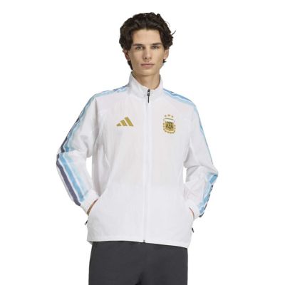 adidas Men's Soccer National Teams Argentina National Team 2026 Home Full-Zip Game Day Anthem Jacket