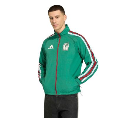 adidas Men's Soccer National Teams Mexico National Team 2026 Home Full-Zip Game Day Anthem Jacket