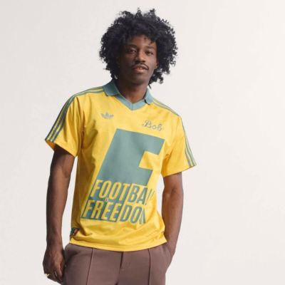 adidas Originals Men's Soccer National Teams x Bob Marley Jamaica National Team Originals Fashion Jersey