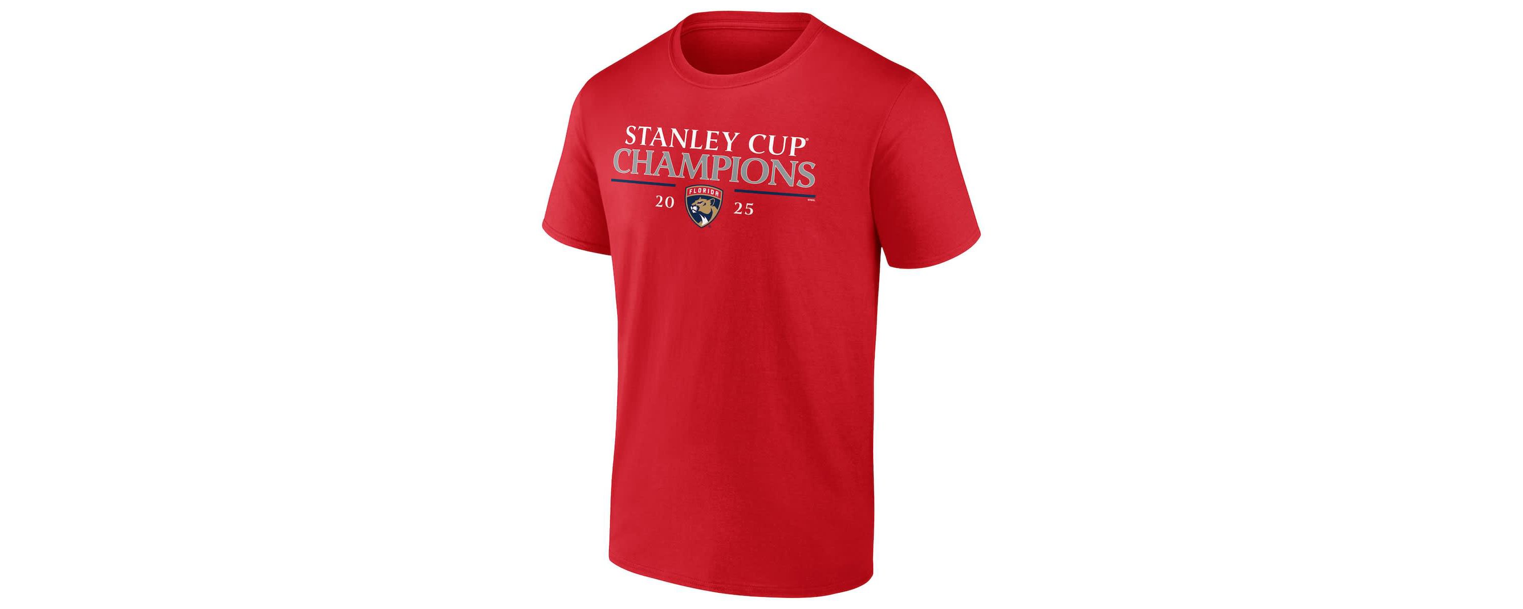 NHL Fanatics Florida Panthers 2025 Stanley Cup s Signature Roster T-Shirt
