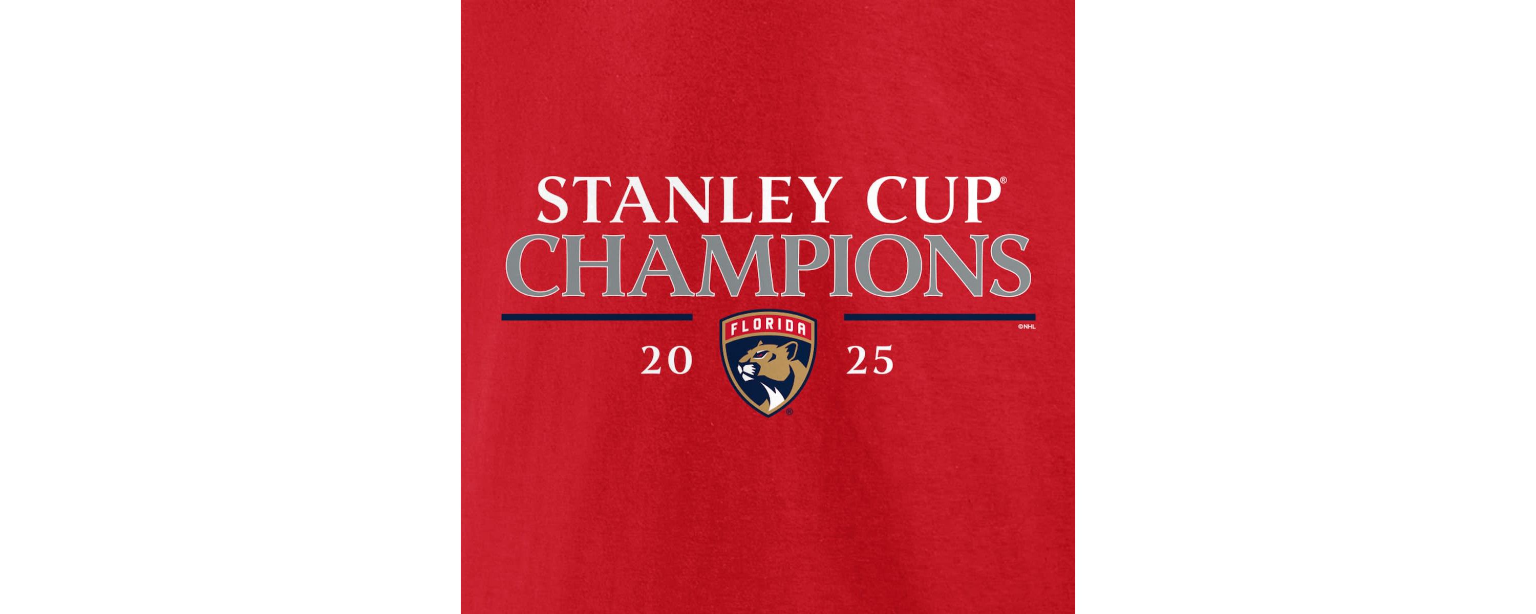 NHL Fanatics Florida Panthers 2025 Stanley Cup s Signature Roster T-Shirt