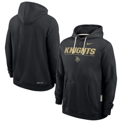 Men's NCAA Nike UCF Knights 2025 Sideline Standard Issue Dri-FIT Hoodie, Black, 2XL