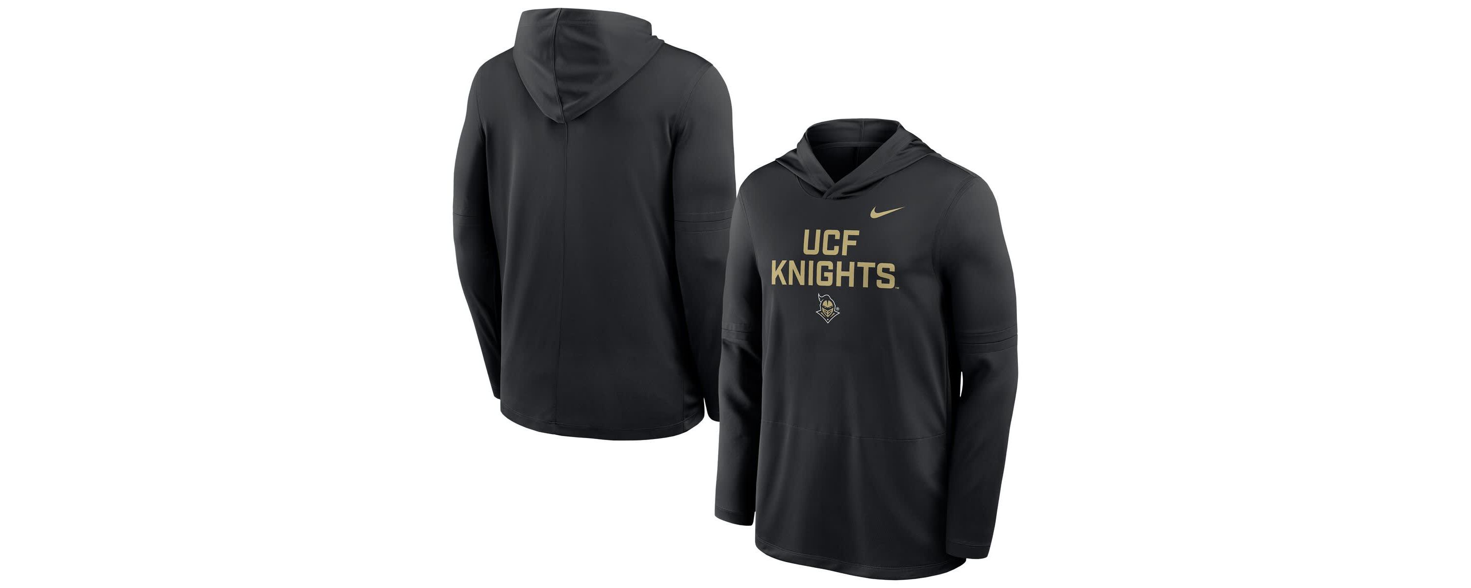 NCAA Nike UCF Knights Sideline Dri-FIT Lightweight Hooded Top
