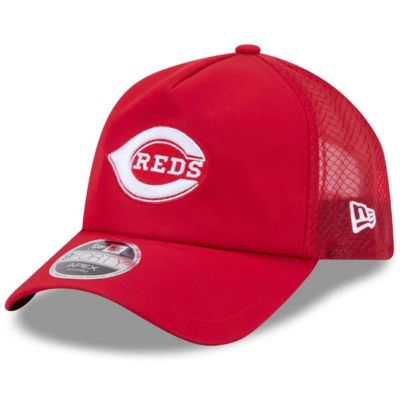 New Era Men's MLB Cincinnati Reds 2026 Batting Practice Alternate Apex 9FORTY Adjustable Hat, Red