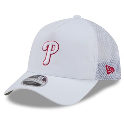 New Era Men's MLB Philadelphia Phillies 2026 Batting Practice Apex 9FORTY Adjustable Trucker Hat
