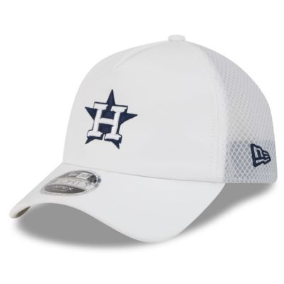 New Era Men's MLB Houston Astros 2026 Batting Practice Apex 9FORTY Adjustable Trucker Hat, White