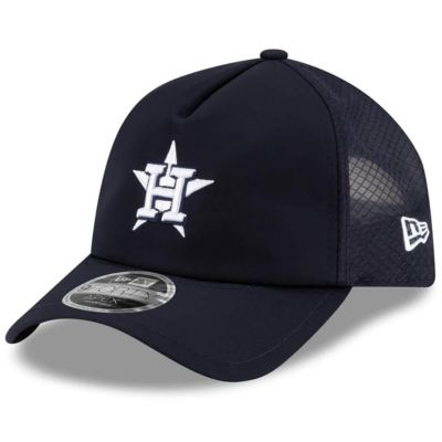 New Era Men's MLB Houston Astros 2026 Batting Practice Apex 9FORTY Adjustable Trucker Hat