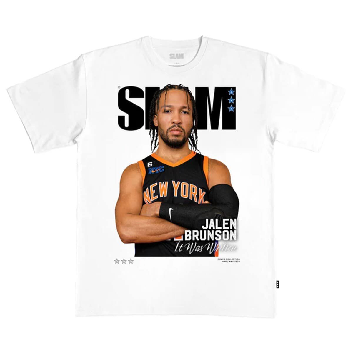NBA Jalen Brunson New York Knicks SLAM Cover T-Shirt