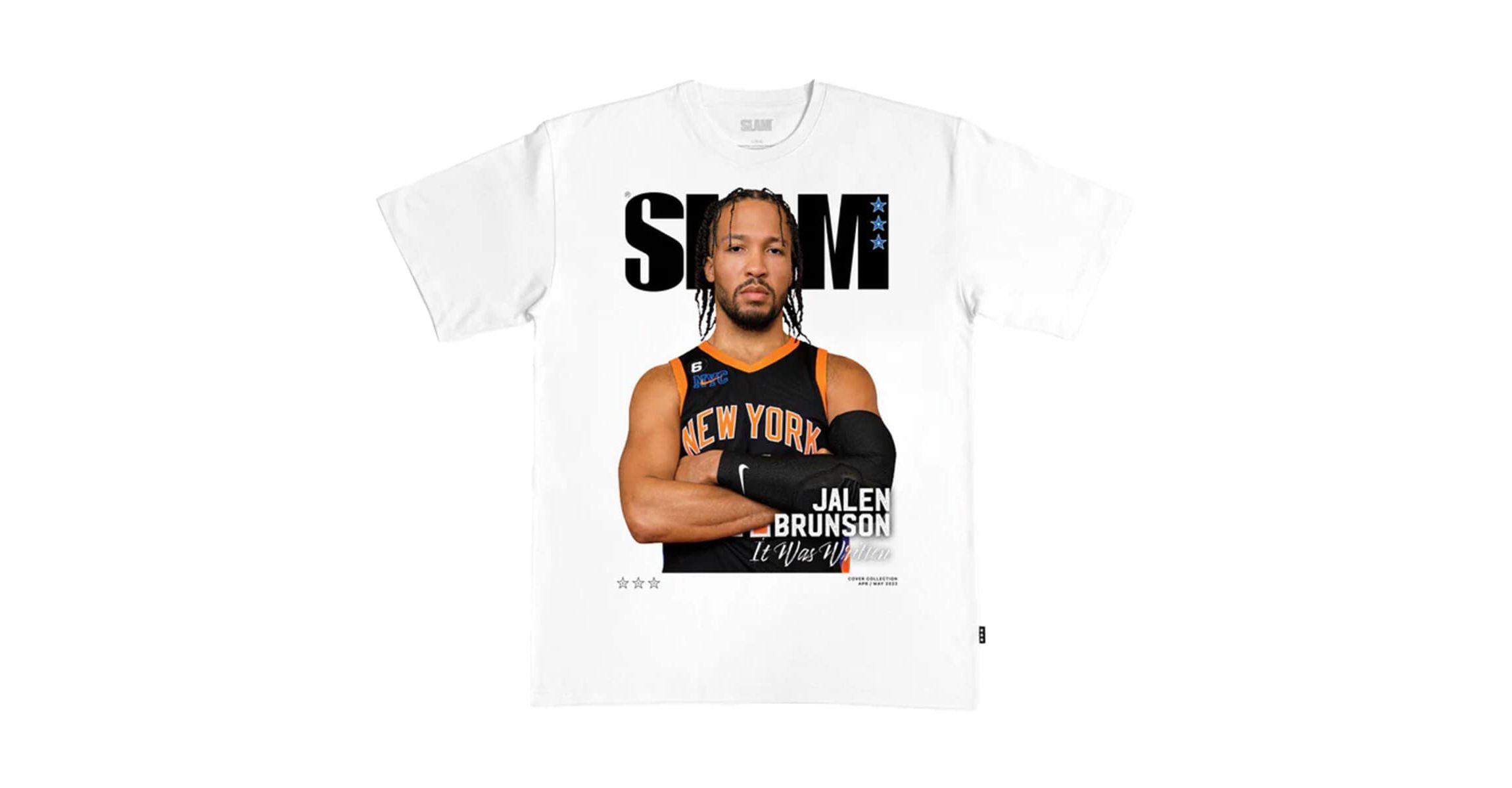 NBA Jalen Brunson New York Knicks SLAM Cover T-Shirt