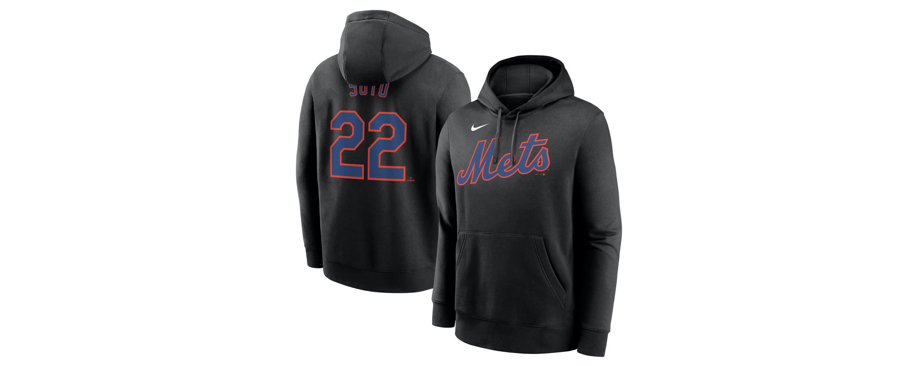 MLB Nike Juan Soto New York Mets Player Name & Number Club Fleece Pullover Hoodie