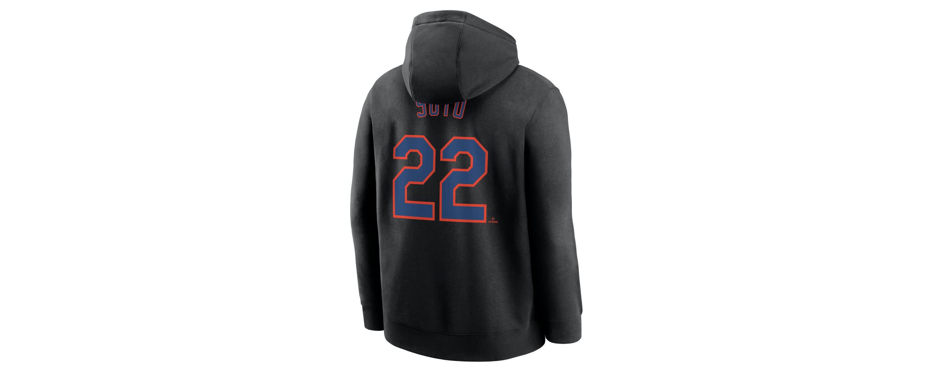 MLB Nike Juan Soto New York Mets Player Name & Number Club Fleece Pullover Hoodie