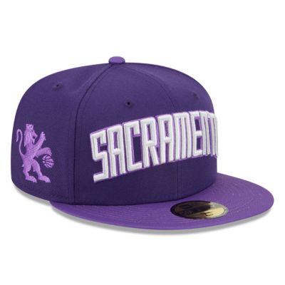 New Era NBA Sacramento Kings 2025/26 City Edition Alternate 59FIFTY Fitted Hat, Purple, 7 1/8