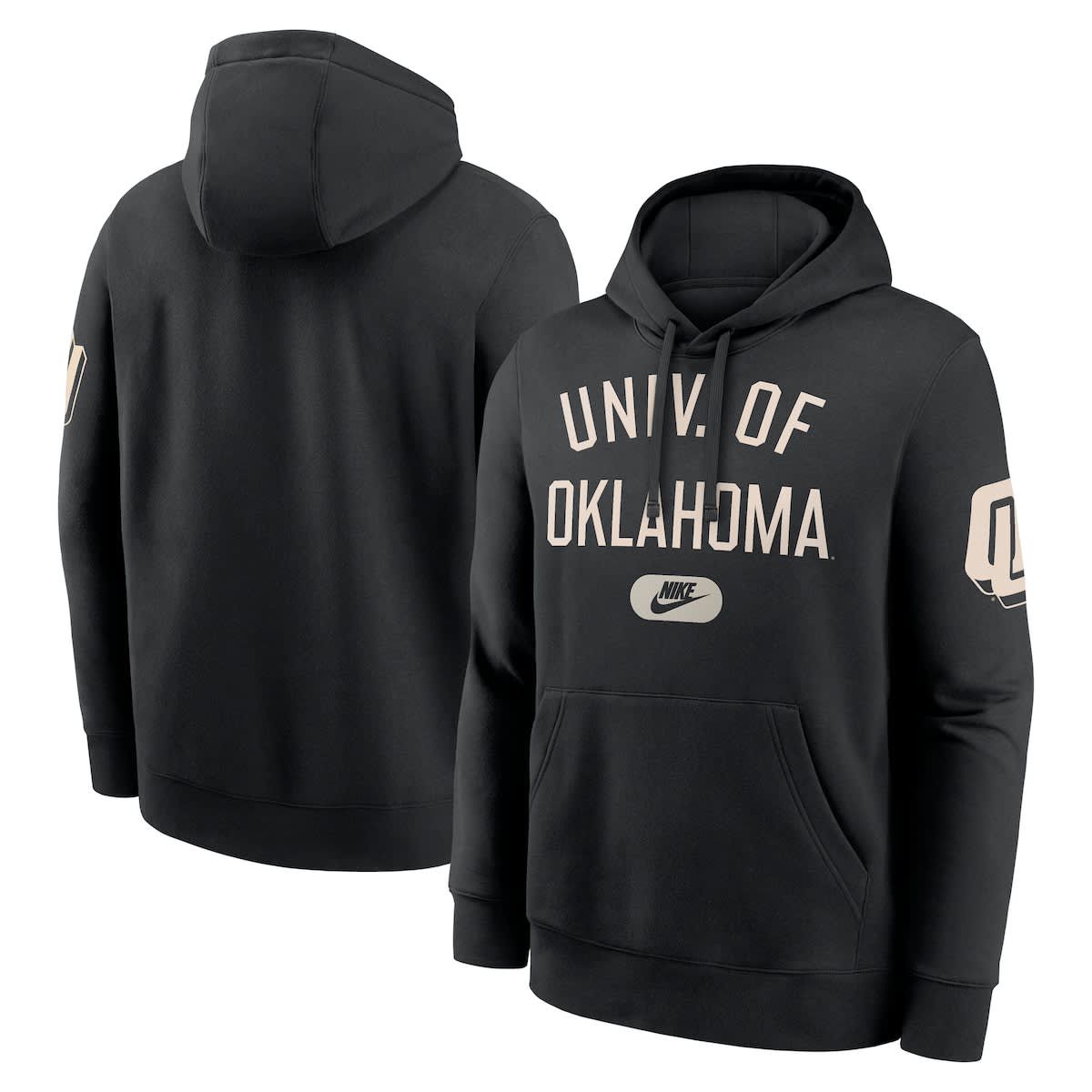 NCAA Nike Oklahoma Sooners Club Fleece Fashion Hoodie