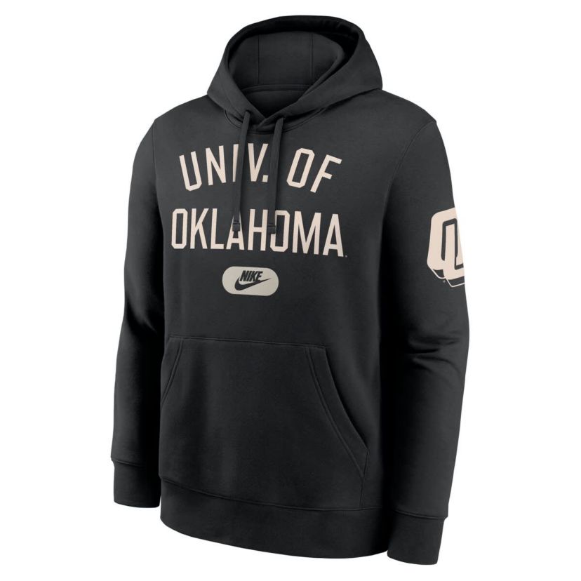 NCAA Nike Oklahoma Sooners Club Fleece Fashion Hoodie
