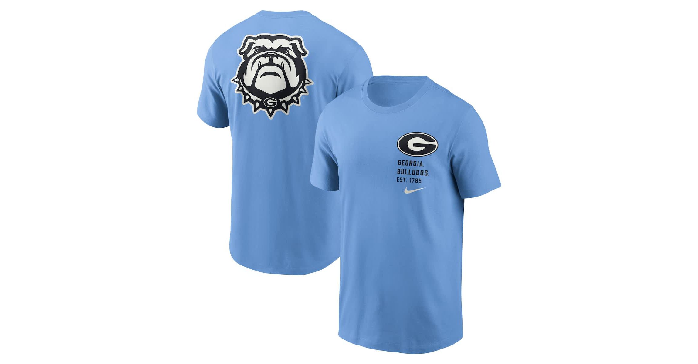 NCAA Nike Valor Georgia Bulldogs Record Shattered 2-Hit T-Shirt