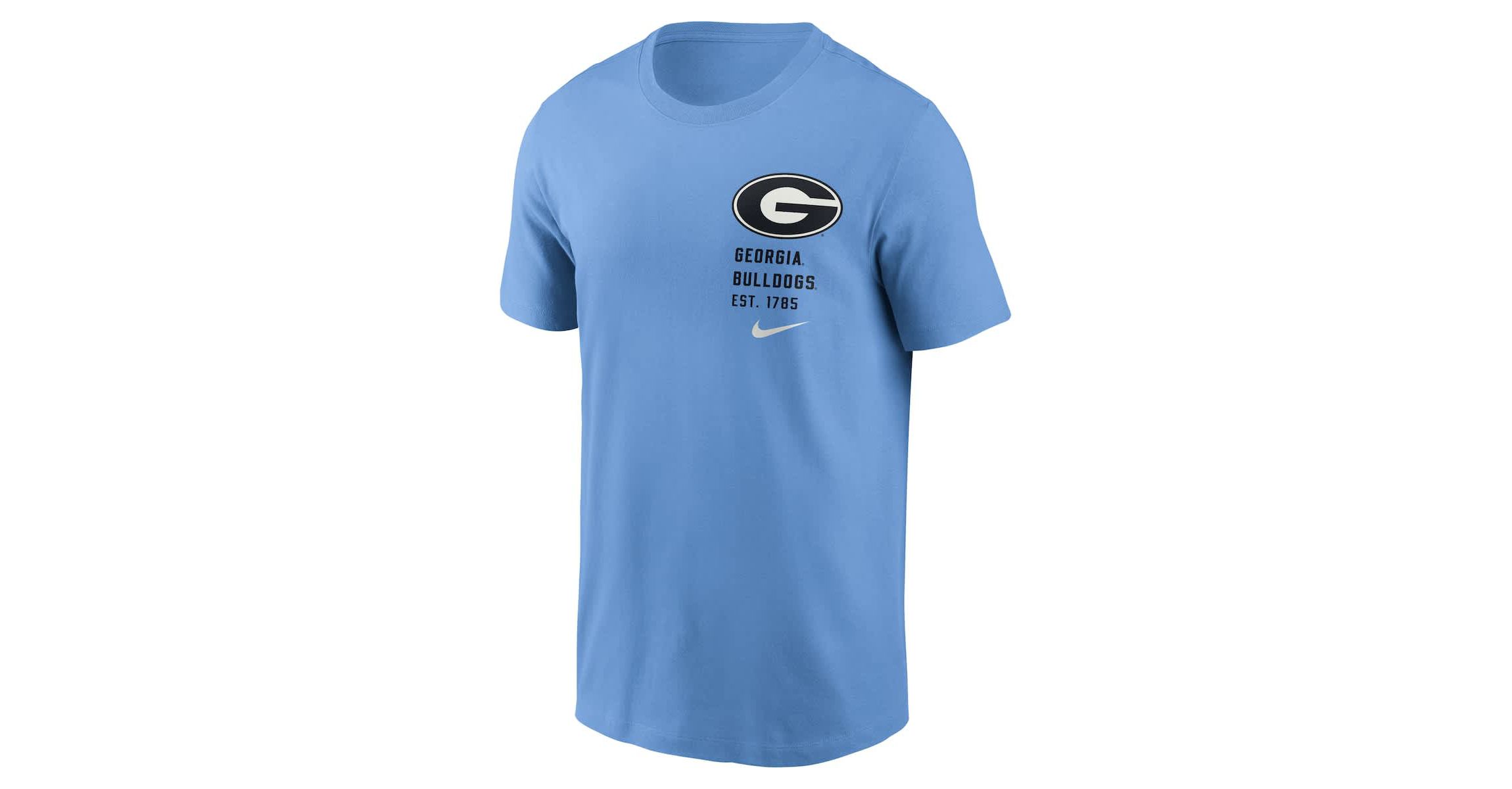 NCAA Nike Valor Georgia Bulldogs Record Shattered 2-Hit T-Shirt