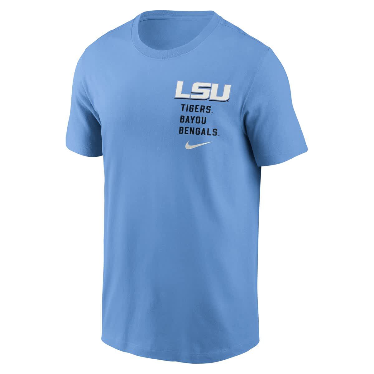 NCAA Nike Valor LSU Tigers Color Drop 2-Hit T-Shirt