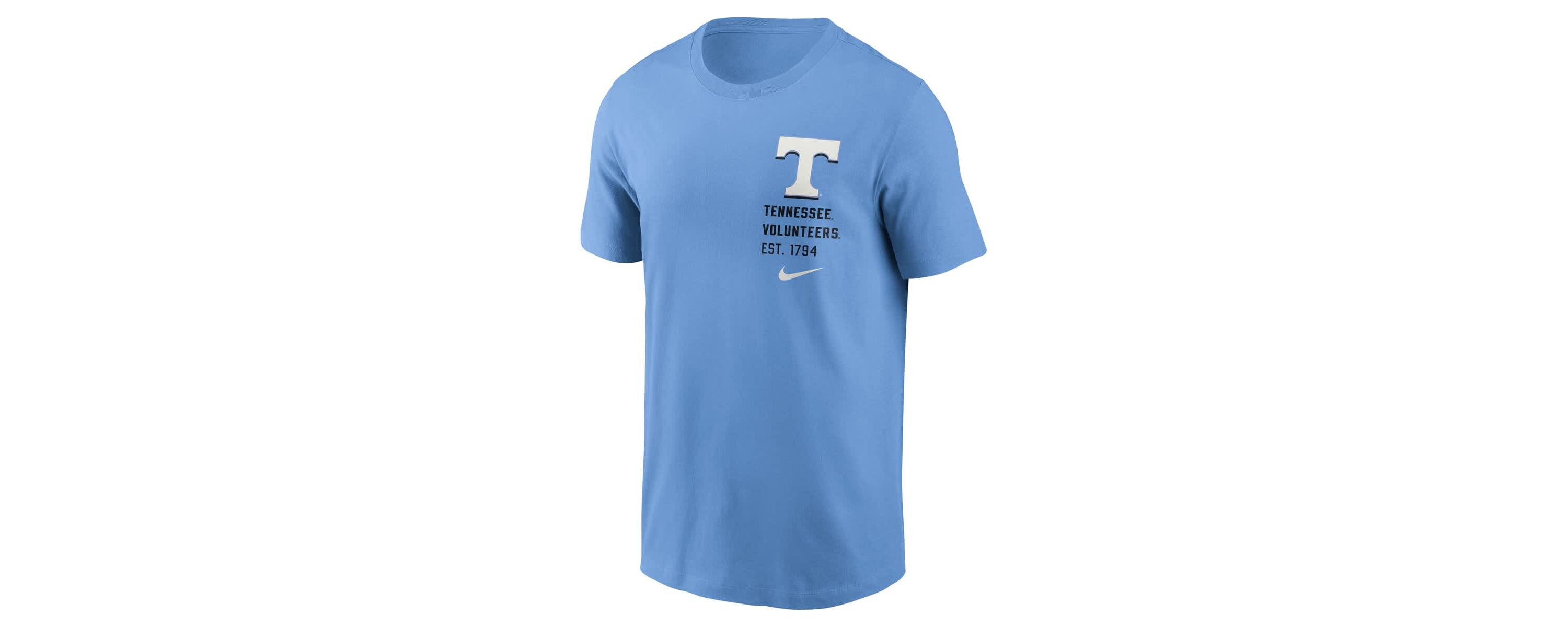 NCAA Nike Valor Tennessee Volunteers Record Shattered 2-Hit T-Shirt