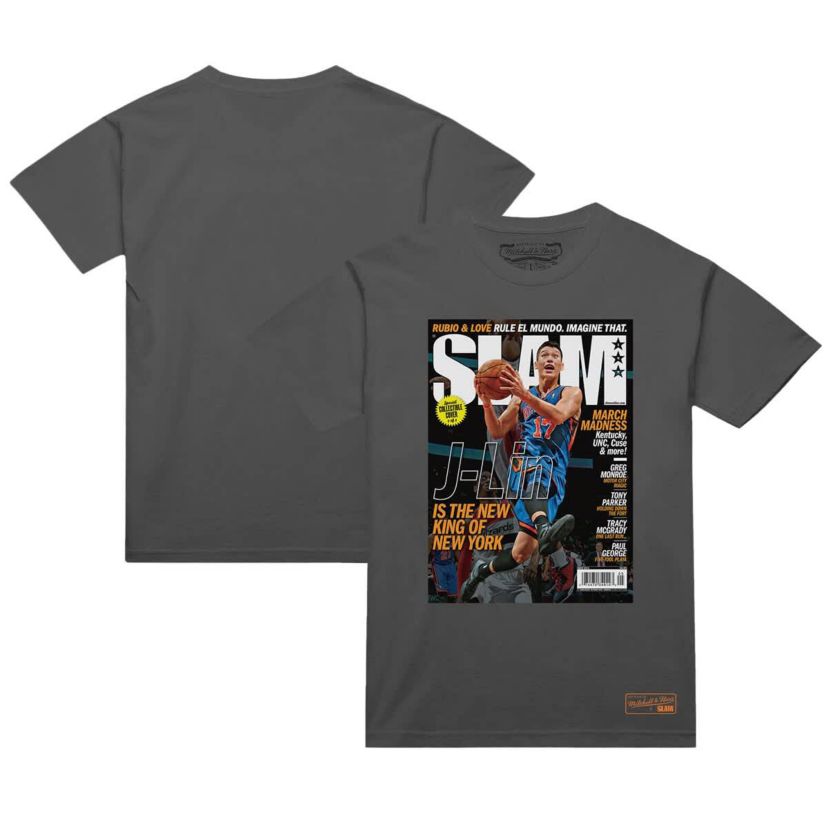 NBA Jeremy Lin New York Knicks NBA Slam Cover T-Shirt
