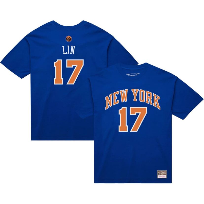 NBA Jeremy Lin New York Knicks Name & Number T-Shirt