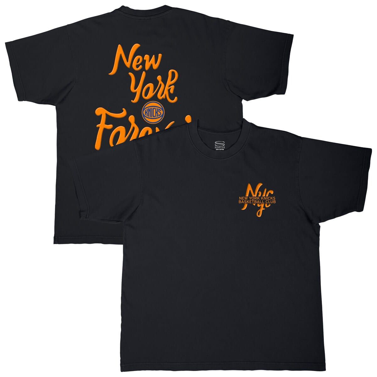 NBA Unisex New York Knicks Oversized Forever NYC T-Shirt