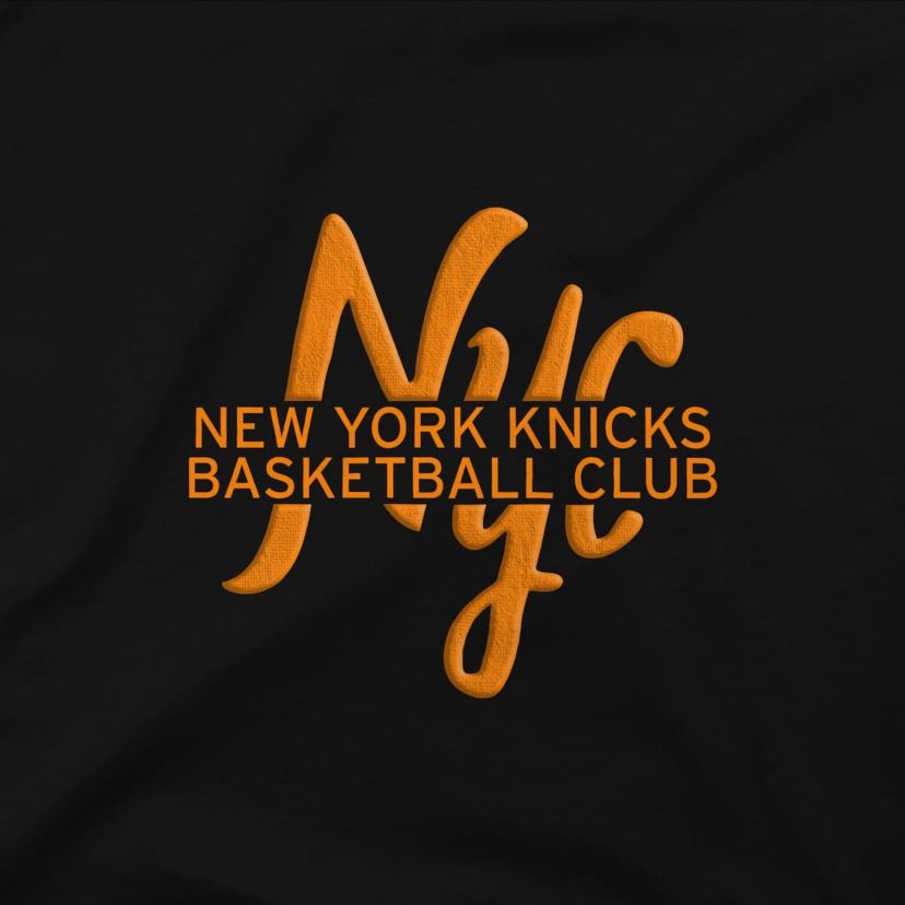 NBA Unisex New York Knicks Oversized Forever NYC T-Shirt