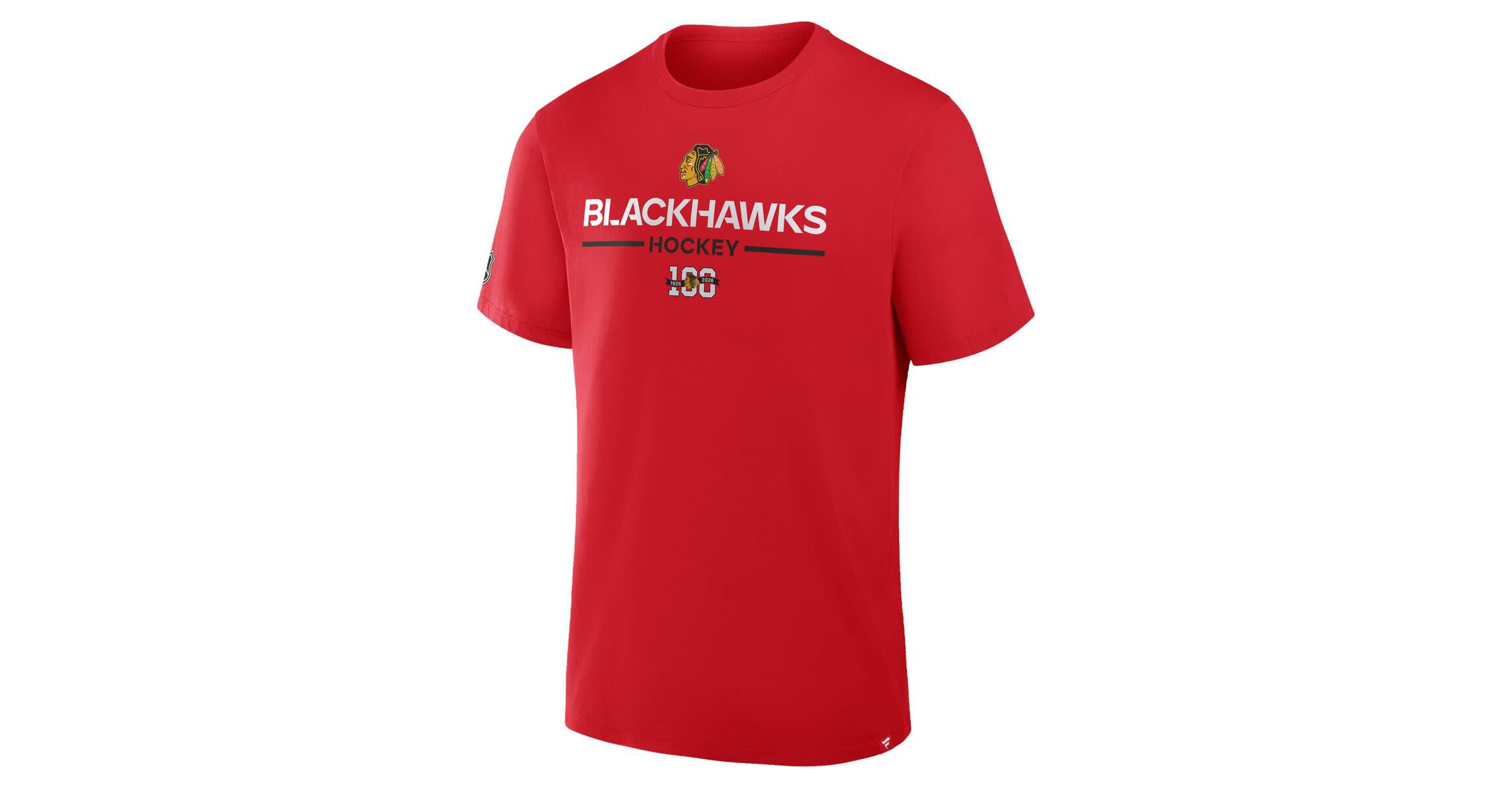 NHL Fanatics Chicago Blackhawks Centennial Celebration T-Shirt