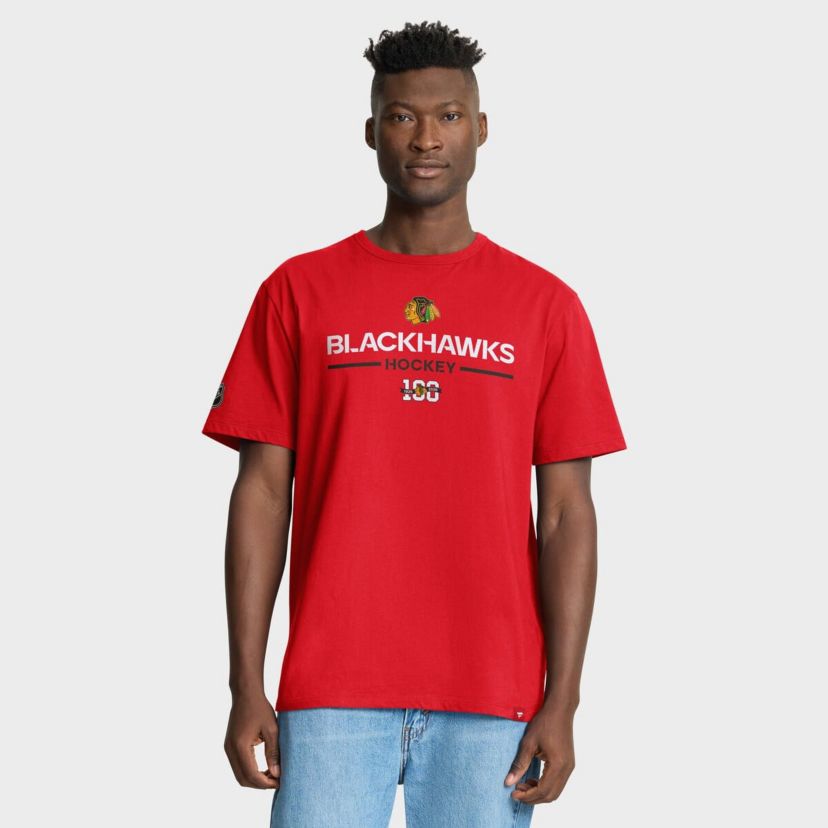 NHL Fanatics Chicago Blackhawks Centennial Celebration T-Shirt