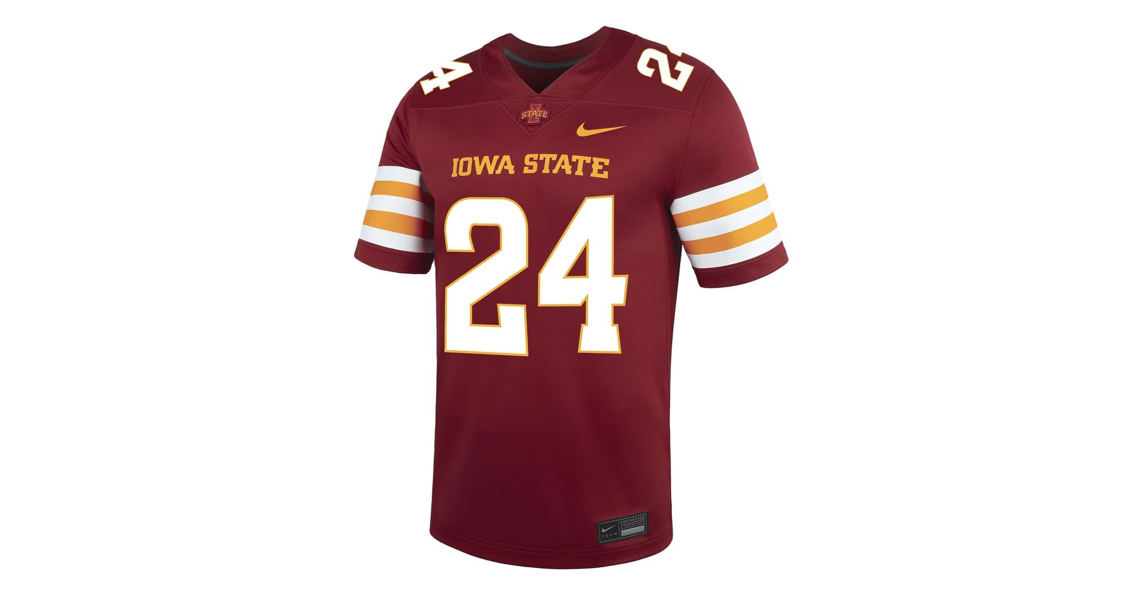 NCAA Nike #24 Iowa State Cyclones Untouchable Replica Game Jersey