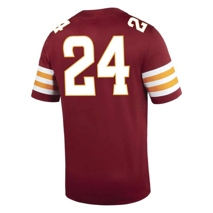 NCAA Nike #24 Iowa State Cyclones Untouchable Replica Game Jersey
