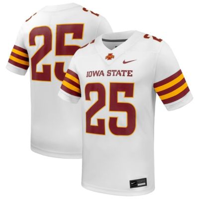 Men's NCAA Nike #25 Iowa State Cyclones Untouchable Replica Game Jersey