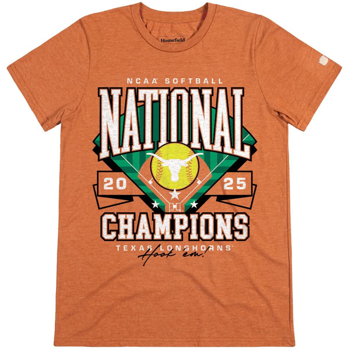 NCAA Texas Texas Longhorns 2025 NCAA Softball NCAA World Series s T-Shirt