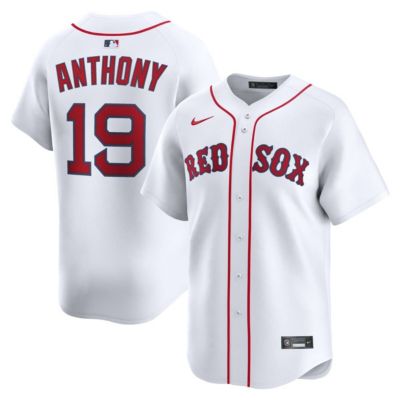 Men's Boston Red Sox MLB Nike Roman Anthony Boston Sox Home Limited Player Jersey, White, 2XL