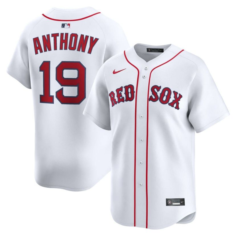 Boston Red Sox MLB Nike Roman Anthony Boston Sox Home Limited Player Jersey